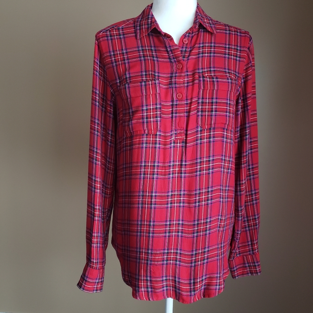Universal Thread Goods Co. Red Plaid Flannel Shirt